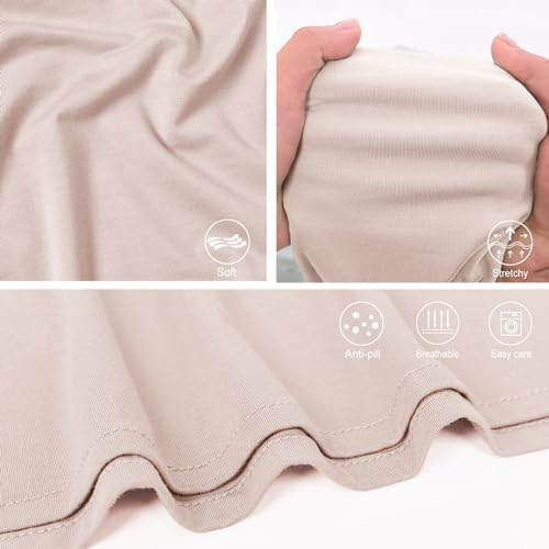 Aijoviko Newborn Swaddle Blanket with Hat Set 35x35