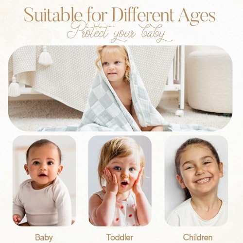 Ultra Soft Muslin Baby Blanket 43x43 Inches
