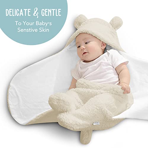 BlueMello Baby Swaddle Blanket - Ultra Soft Plush Swaddle Wrap