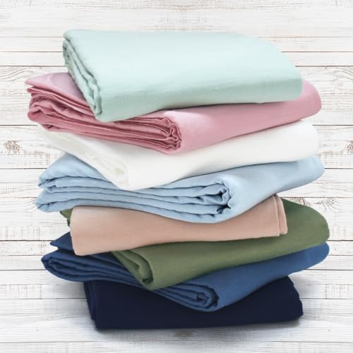 Aijoviko Newborn Swaddle Blanket with Hat Set Baby Blue