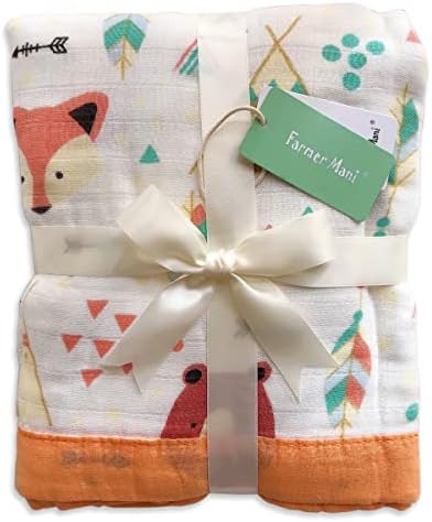 Muslin Swaddle Blanket - Soft Breathable and Versatile