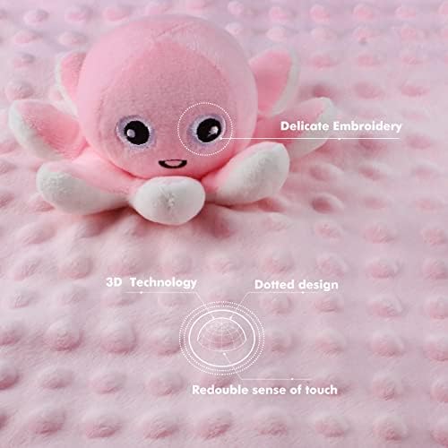 Baby Security Blanket Loveys Octopus Plush Snuggle Toy