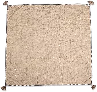 Crane Baby Quilted Blanket 36x36 Copper Ezra Print