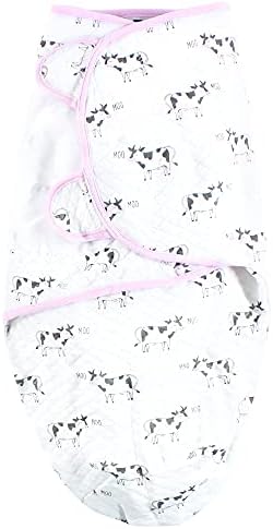 Hudson Baby Unisex Swaddle Wrap 3pk Farm Animals