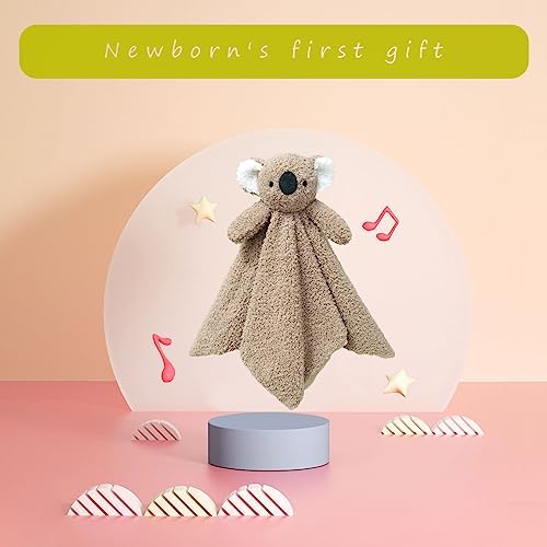 Doindute Baby Brown Koala Security Blanket 14 Inches