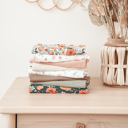 Konssy Baby Girl Swaddle Blanket with Headband Set 1