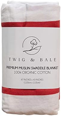TWIG BALE Nebraska Baby Swaddle Blanket - 47 x 43
