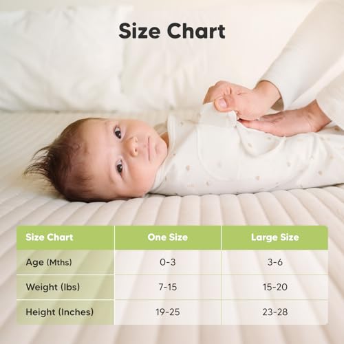 KeaBabies Baby Swaddle Sleep Sack - 3-Pack Zippy Swaddles for Newborns