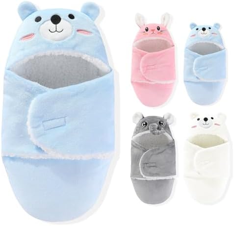 SEVDO Blue Bear Personalized Baby Sleep Sack 0-6 Months