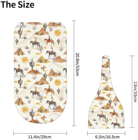 Soft Western Cowboys Horses Swaddle Blanket Set