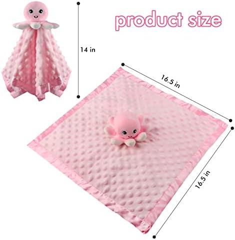 Baby Security Blanket Loveys Octopus Plush Snuggle Toy