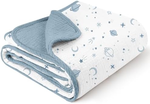 Konssy Muslin Blanket 40x36 Star Pattern