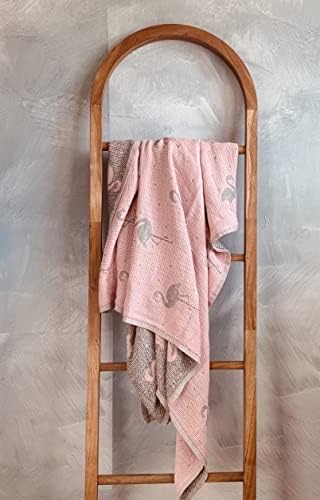 LeylAri Toddler Crib Blanket - Flamingo