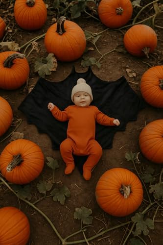 Bumba Kids Bat Blanket with Halloween Milestone Option