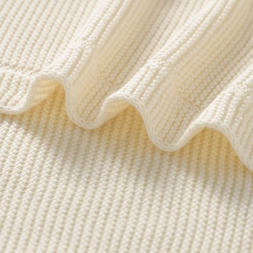 Wugugu 30x40 Inch Baby Blanket Soft Knit