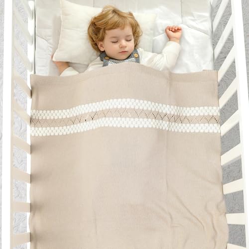 Mimixiong 100 Cotton Baby Blanket 40x30 Inch 1