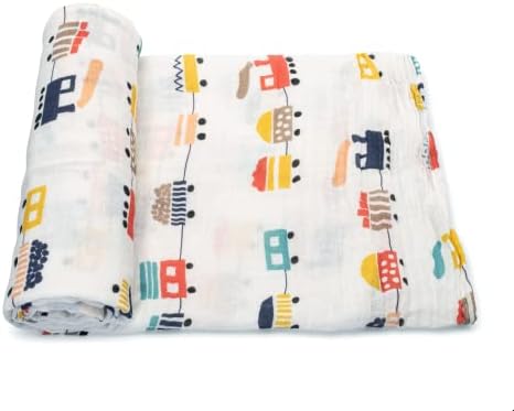 ADDISON BELLE Baby Swaddle Blanket - 47 x 47 Muslin Cotton