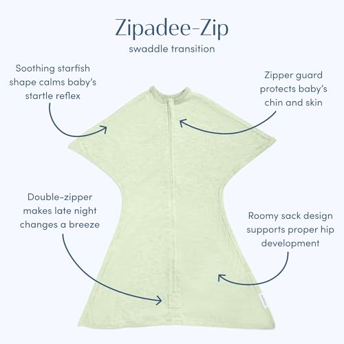 SleepingBaby Zipadee-Zip Transition Swaddle - 4-8 Month