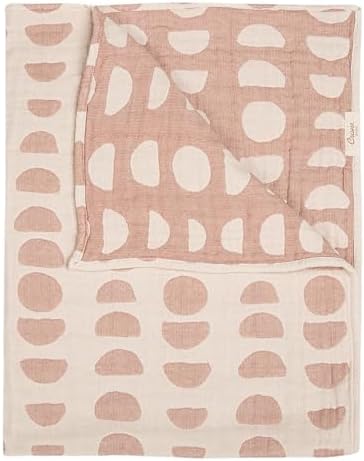 Crane Baby Moon Phase Cotton Blanket 30x40