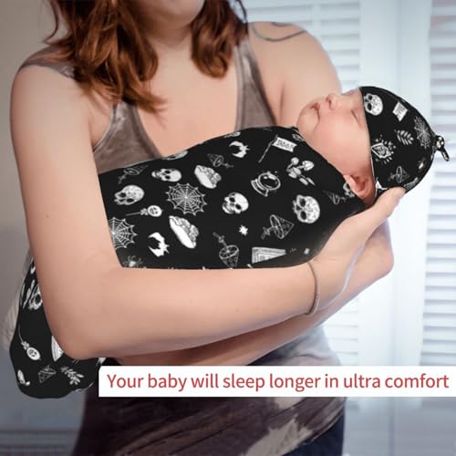 Gothic Swaddle Blanket for Baby Newborn