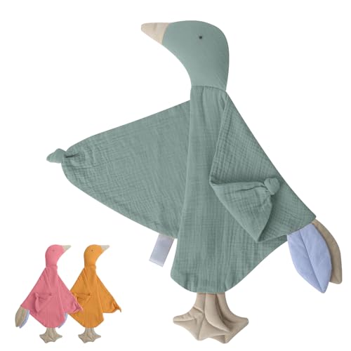Knirose Muslin Cotton Goose Loveys for Baby Comfort