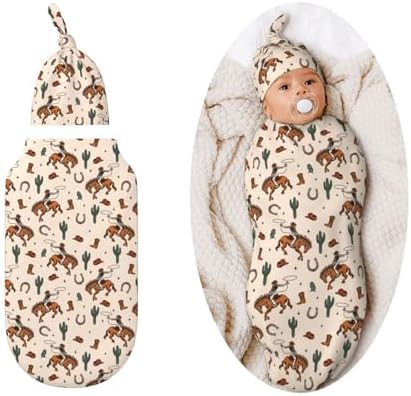 Figtihw Candy Swaddle Blanket for Newborn Baby Girls Boys