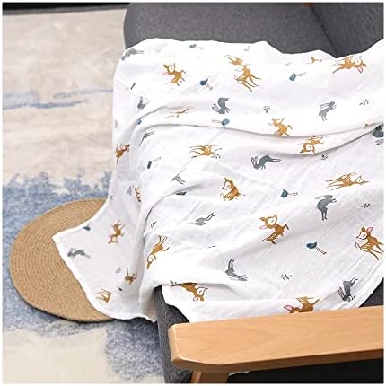 TATA AMG Organic Muslin Baby Swaddle Blanket - 47x47