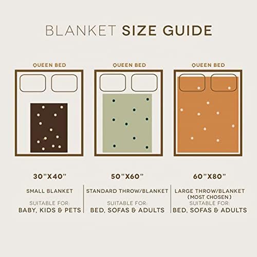 NZOOHY Cow Print Personalized Baby Blanket 30X40 in