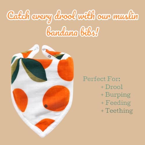 ZandH Global 4pc Clementine Muslin Swaddle Set