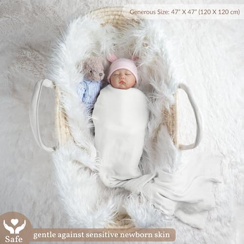 Meracorallo Silky Soft Swaddle Blanket for Baby
