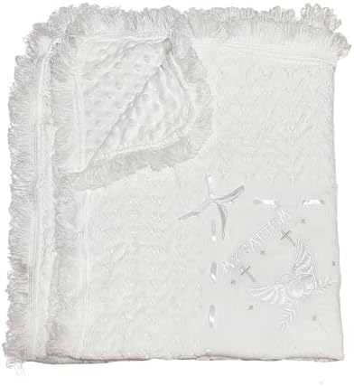 Runeaoys Baby Blanket Swaddle Shawl for Baptism Christening Gifts