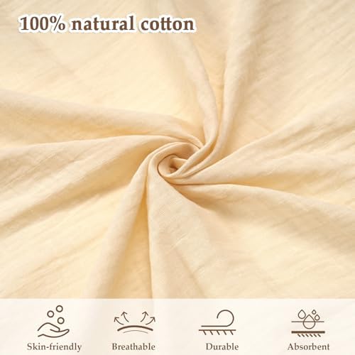 Davids Kids 4 Pack Baby Muslin Swaddles 47 x 47