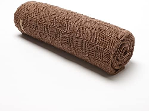 LAWKUL Cable Knit Baby Blanket 40x30 Inches