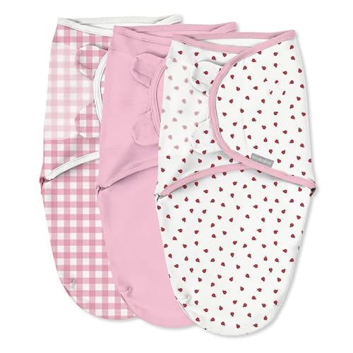 SwaddleMe Lady Bug Picnic Swaddle Blanket - 3-Pack 0-3 Months
