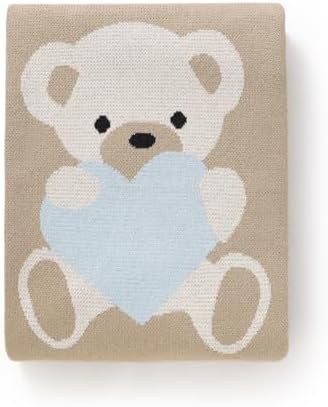 LAWKUL Soft Baby Blanket with Bear Design 40x30 Inch