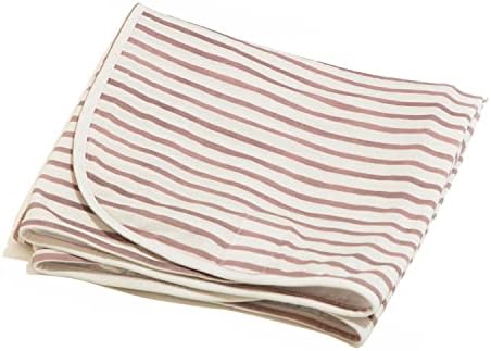 Freshly Picked Swaddle Blanket with Rose Stripes 1