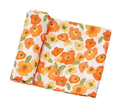 Angel Dear Poppies Swaddle Blanket 47x47 1