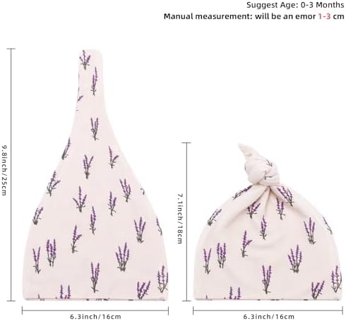 LifeTree Muslin Swaddle Blanket Set with Lavender Pattern