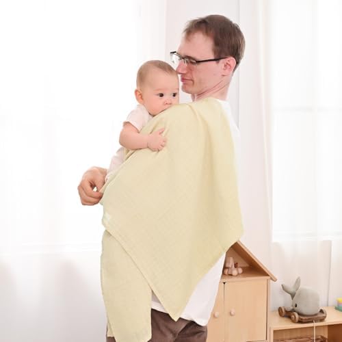 Davids Kids 4 Pack Baby Muslin Swaddles 47 x 47