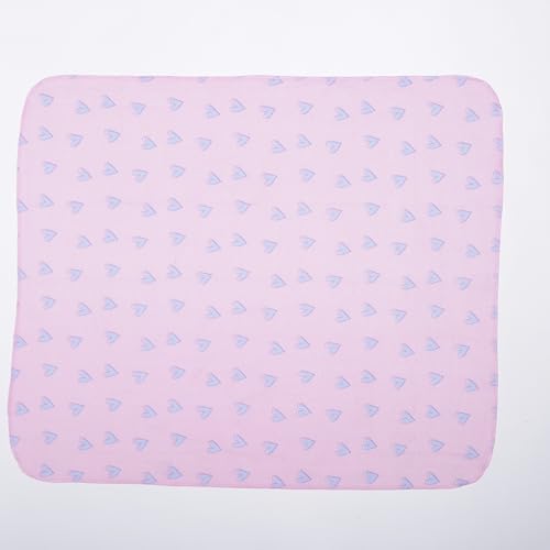 EVERYDAY KIDS 4 Pack Soft Flannel Swaddling Blankets for Newborn Girls