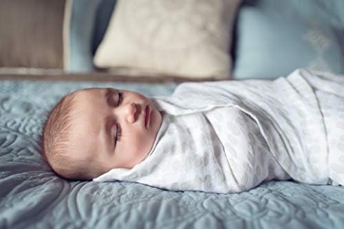 Ziggy Baby Muslin Swaddle Blankets 3 Pack Sage Green White