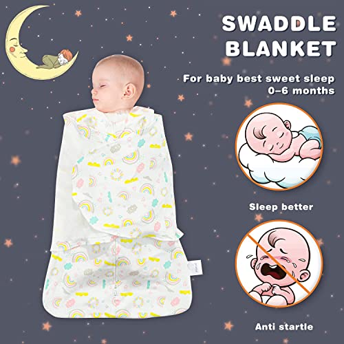 Ftikvo Swaddle Blanket 100 Cotton Newborn Baby Wrap