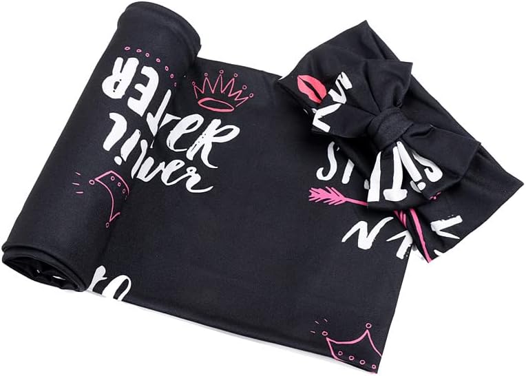 Galabloomer Flower Print Baby Swaddle Blanket Set