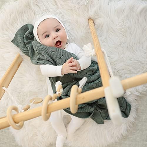 Luxury Cotton Heart Swaddle Blanket for Newborns