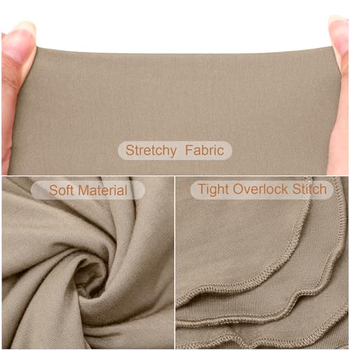 JaGely 2 Pack Baby Swaddle Blanket and Hat Set