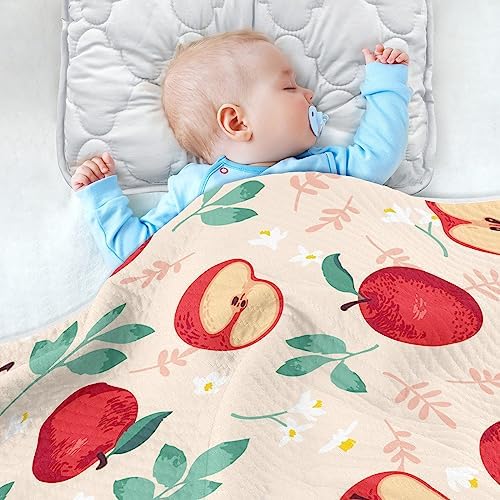 KICPOAY Swaddle Blanket 30x40 Inch Soft Cotton Breathable Muslin Baby Blanket