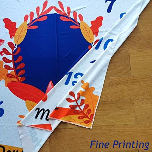 PAMBO Fox Theme Baby Milestone Blanket - Photo Shower Gift