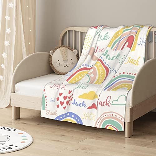 Custom Name Blanket 30x40 for Baby Kids Pet Family