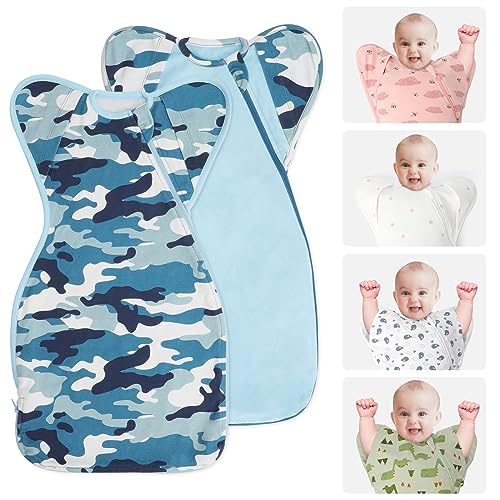Knirose Swaddle Blanket with Arms Up Design 2-Pack