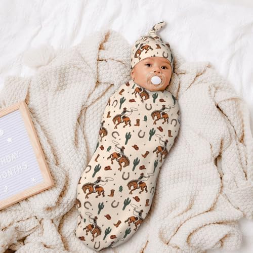 Figtihw Candy Swaddle Blanket for Newborn Baby Girls Boys